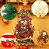 QQWW Christmas Tree Christmas Tree and Decorative Set Versatile Hanging Ornaments Artificial Xmas Tree Ine with Metal Bracket(1.5m/4.9 Ft) Best Gift view 3