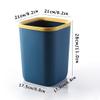 BDPP Trash Can Lidless Trash Can Large Capacity Garbage Can Nordic Style Garbage Bin Thick Plastic 12 Liters / 3.17 Gallons USO Interior y Exterior (Color : A) view 2