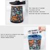 BDPP Trash Can Lidless Trash Can Simple Garbage Can Leather Garbage Bin Stainless Steel Pressure Ring Design 13L/3.4 Gallons USO Interior y Exterior (Color : A) view 4