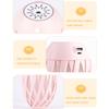 300ML Colorful Mini Humidifiers with LED Night Light, 2021NEW Cool Mist Humidifiers for Bedroom, Top Fill Ultrasonic Humidifier, 2 Mist Modes, USB Personal Desktop Humidifier for Home Office Car view 4