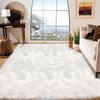Latepis Area Rugs 6x9 Faux Fur Sheepskin Rug for Living Room, Fluffy Washable Rug for Bedroom, Playroom, Luxury Room Decor, Rectangle view 1