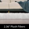 Latepis Area Rugs 6x9 Faux Fur Sheepskin Rug for Living Room, Fluffy Washable Rug for Bedroom, Playroom, Luxury Room Decor, Rectangle view 3