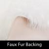 Latepis Area Rugs 6x9 Faux Fur Sheepskin Rug for Living Room, Fluffy Washable Rug for Bedroom, Playroom, Luxury Room Decor, Rectangle view 4