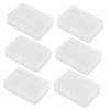 Cabilock 6pcs Plastic Card Storage Box Transparent Poker Card Holders Storage Trading Case view 1