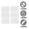 Cabilock 6pcs Plastic Card Storage Box Transparent Poker Card Holders Storage Trading Case view 4