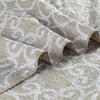 Home Soft Things 5 Piece Printed Microfiber Quilts Bedding Set Oversize King 122" x 106", Taupe White Scroll Design, Soft Warm Lightweight Prewashed Bedspread Coverlet Set, Glena Gatework view 4