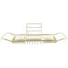 1pc Telescopic Bathtub Shelf Book Holder Sturdy Bathroom Stand for Tablet Phone Wine Bath Tray for Relaxing Soaking view 1