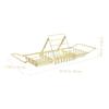 1pc Telescopic Bathtub Shelf Book Holder Sturdy Bathroom Stand for Tablet Phone Wine Bath Tray for Relaxing Soaking view 2
