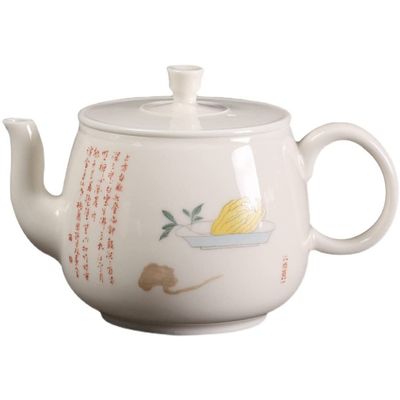 100ml Japanese Creative Hand Painted Teapot Ceramic Handmade Kung Fu Tea Set Kettle
