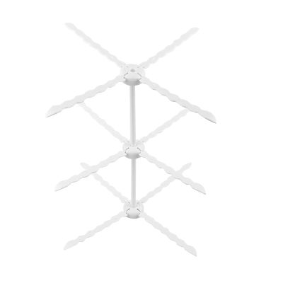 Yuecoom Gum Paste Flower Drying Rack,1Pc Multifunction Removable Plastic 3-Layer Fondant Gum Paste Flower Drying Rack Air Dry Stand Cake Decorating Tool