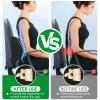 Agatige 1PCS Inflatable Lumbar Support Pillow, Breathable Firm Lumbar Pillow Washable Portable Lumbar Supports with Adjustable Air System for Men Women (1PCS) view 4