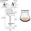 ZDXY Barstools Set of 2 Breakfast Dining Stools Counter Height Bar Stool, Cushion Adjustable Swivel Bar Stool, Used in Craft Room, Office, Kitchen (Color : C1) view 3