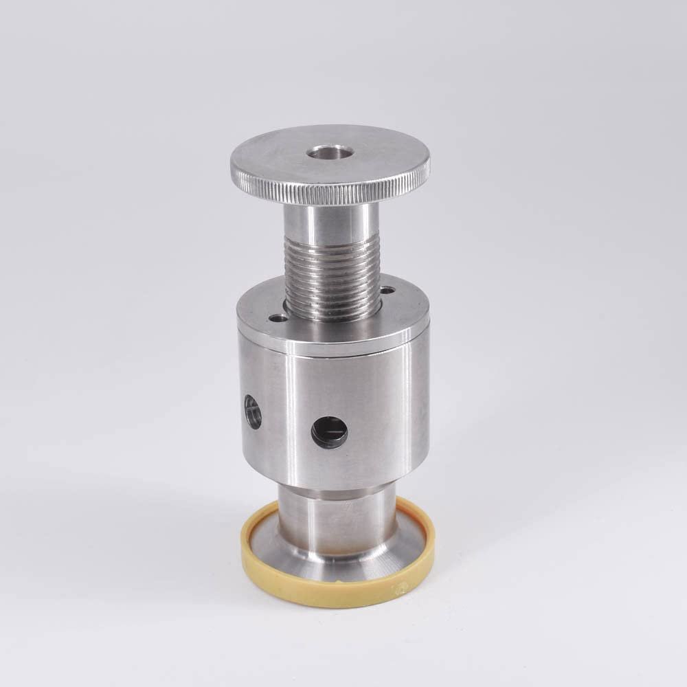1.5" Tri Clamp 0.5-5 Bar Adjustable Pressure Relief Safety Valve Sanitary SUS 304 Stainless Steel Beer Brewing