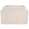 Shanrya Sofa Armrest Organizer Caddy, 4 Pockets Couch Armchair Caddy TV Remote Control Holder Armchair Couch Bag with Cup Holder Tray for Snacks Glasses Smartphone Magazines(11.8x7.1x7.1in-Beige) view 3