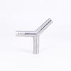 19mm 3/4" Hose Barb Butt Welding Y Shaped 3 Way SUS 304 Stainless Steel Sanitary Fitting Spliter Homebrew Beer Wine view 4