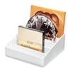 iDesign The Sarah Tanno Collection Silicone Makeup Palette Holder and Cosmetic Organizer, White view 1