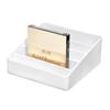 iDesign The Sarah Tanno Collection Silicone Makeup Palette Holder and Cosmetic Organizer, White view 3