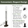 612 Vermont Electric LED Window Candle with Clear Bulb, Automatic Timer, Metal Slimline Base, VT-9133-AW-R4 (Antique Bronze, Pack of 4) view 2
