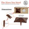 25 Pack 1.5" Square Head Iron Clavos Decorative Nails  Sealed Rusted  Handmade Rustic Square Fasteners for Farmhouse Shutters, Faux Wood, Barn Doors, Shutters, Gates  Ornamental Wood Accent view 4