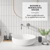 Clara Clark Bathroom Set - Gray Bathroom Accessories Set, Bathroom Sets with Shower Curtain and Rugs, 23PC Shower Curtain Set with Liner, Soap Dispenser, Soap Dish, Toilet Brush Holder, and Trash Can view 4