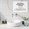 Clara Clark Bathroom Set - Green Bathroom Accessories Set, Bathroom Sets with Shower Curtain and Rugs, 23PC Shower Curtain Set with Liner, Soap Dispenser, Soap Dish, Toilet Brush Holder, and Trash Can view 4