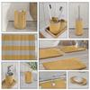 Clara Clark Bathroom Set  Bathroom Sets with Shower Curtain and Rugs, Soft Bathroom Rugs Non Slip, 23PC Gold Bathroom Accessories Set Complete with Bath Rugs, Shower Curtain Set with Liner and Hooks view 3