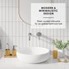 Clara Clark Bathroom Set  Bathroom Sets with Shower Curtain and Rugs, Soft Bathroom Rugs Non Slip, 23PC Gold Bathroom Accessories Set Complete with Bath Rugs, Shower Curtain Set with Liner and Hooks view 4