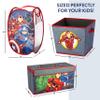 Marvel The Avengers 4 Piece Storage Solution Set with Pop Up Hamper, Collapsible Storage Trunk and 2 Nestable Storage Bins view 3