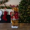 24" Lighted and Animated Musical Moose Christmas Figure view 2
