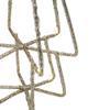 17.5" LED Lighted B/O Gold Glittered Wire Christmas Cone Tree - Warm White Lights view 4