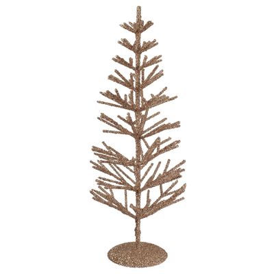 18" Rose Gold Artificial Tabletop Christmas Tree - Unlit