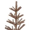 18" Rose Gold Artificial Tabletop Christmas Tree - Unlit view 2