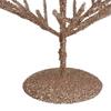 18" Rose Gold Artificial Tabletop Christmas Tree - Unlit view 4
