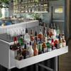 GRIDMANN 42-inch Double Tier Speed Rail - Stainless Steel Liquor Bottle Holder Rack for Bars view 2