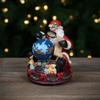 5.75" Musical Santa Claus Checking His List Christmas Figure view 2