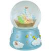 5" Children's Blue Sleepy Time Musical Snow Globe view 3