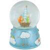5" Children's Blue Sleepy Time Musical Snow Globe view 4