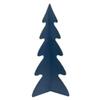 15" Blue Triangular Christmas Tree with a Curved Design Tabletop Decor view 1