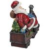 14" Red and Blue Santa on a Train Christmas Tabletop Decoration view 4