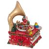 7" Santa Claus on Phonograph Musical Christmas Decoration view 3