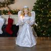 24-Inch Lighted Standing Animated Angel Musical Christmas Figure view 2