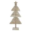 25.5" Rustic Wooden Christmas Tree with Star Table Top Decor view 1
