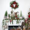 25.5" Rustic Wooden Christmas Tree with Star Table Top Decor view 2