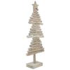 25.5" Rustic Wooden Christmas Tree with Star Table Top Decor view 4