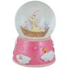 5" Children's Pink Sleepy Time Musical Snow Globe view 3