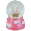 5" Children's Pink Sleepy Time Musical Snow Globe view 4