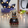 5" Children's Musical Pirate Ship at Sea Snow Globe view 2