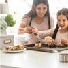 Jot & Mark Decorative Recipe Tin Box for Recipe Cards, Greeting Card Holder | Holds Hundreds of 4 x 6 Cards view 4