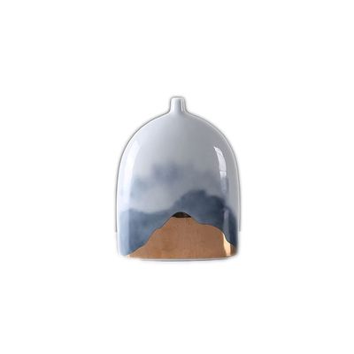 XXZY Creative Ceramic Vase Buddha Light & Auspicious Cloud Ornaments Office Vases Wedding Ornaments Tabletop Home Decoration (Color : B)