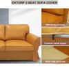 BACoverZone Sofa Cover ONLY! for EKTORP Armchair, 1-seat Sofa Cover, Chair Cover, Linen Fabric Chair Covers for Living Room, Thickened Chair Slipcovers with Arms Anti (T-12) view 3